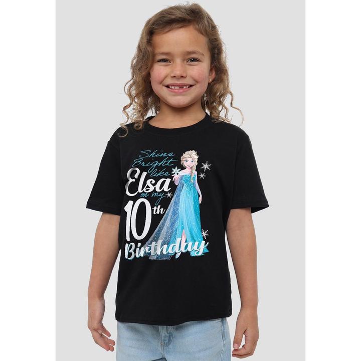 Produktbild Disney Frozen Bright Like Elsa TShirt 10. Geburtstag (104)
