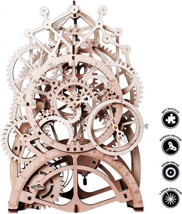 Immagine prodotto Robotime Kit di orologi in legno (166 pezzi)