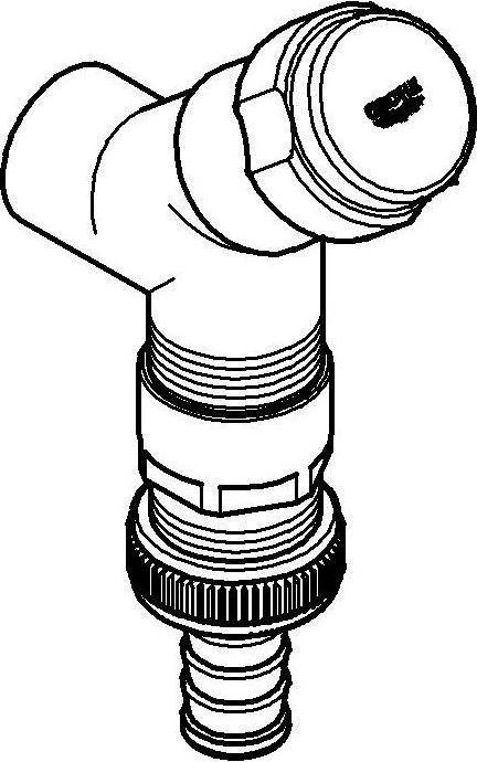 Produktbild Grohe WAS Anschlussventil 1/2" chr