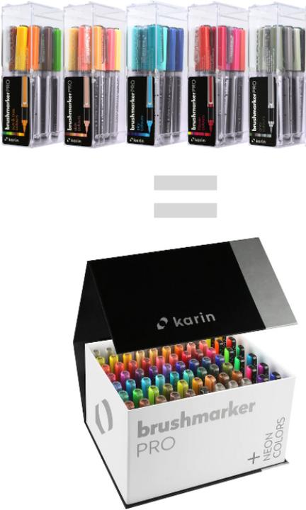 Produktbild Karin Brush Marker Pro Mega Box (Mehrfarbig, 60 x)