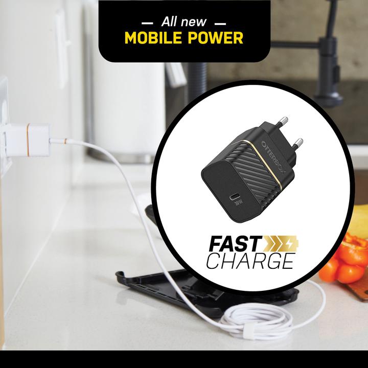 Image du produit OtterBox EU GaN Chargeur mural à chargement rapide (30 W)