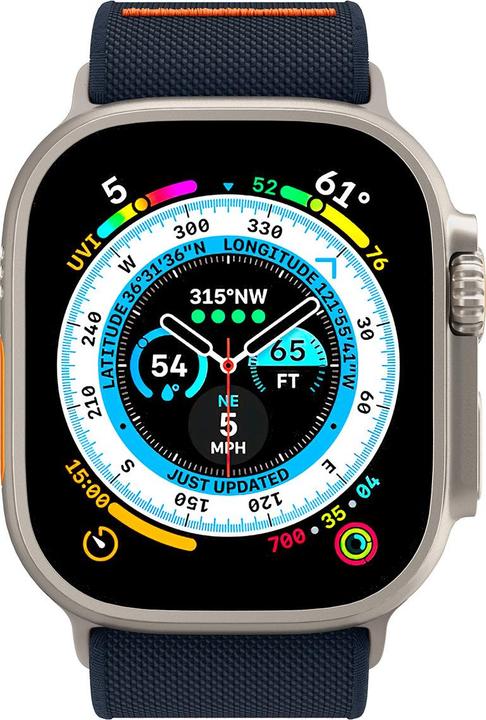 Produktbild Spigen Fit Lite Band für Apple Watch Series 42, 44, 45, 49 mm - navy (42 mm, 44 mm, 45 mm, 49 mm, Nylon, Fabric, Stainless Steel)