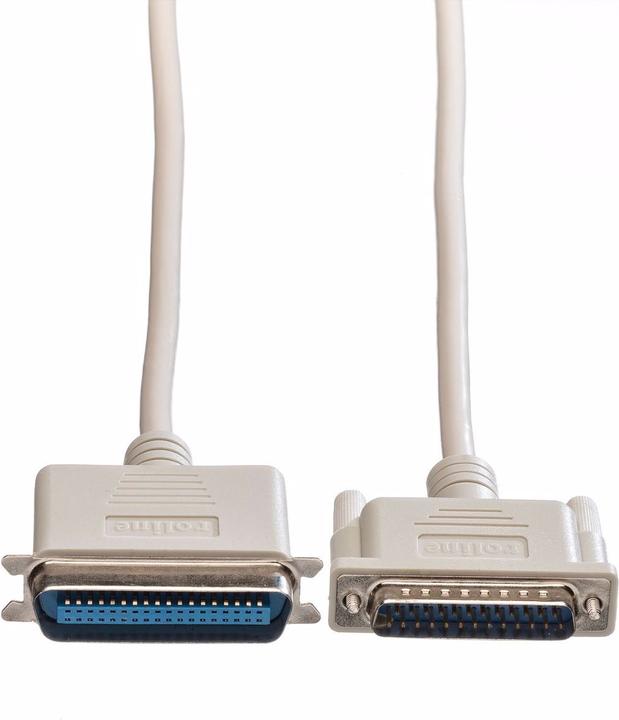 Image du produit Roline Câble de port parallèle connecteur DB25-Centronics36 (1.80 m, Parallèle (imprimante))