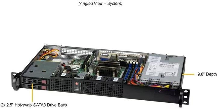 Image du produit Supermicro Barebone IoT SuperServer SYS-110A-16C-RN10SP