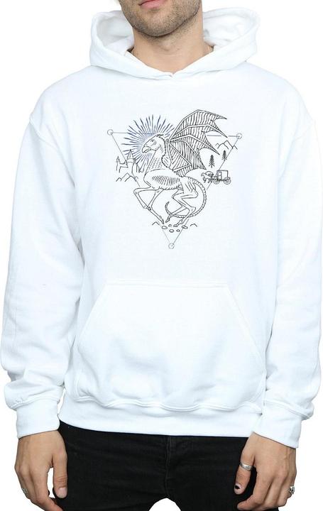 Immagine prodotto Thestral Line Art Felpa con Cappuccio Uomo (L)