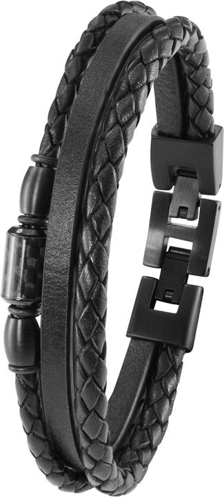 S.Oliver Armschmuck (21.50 cm, Edelstahl, Carbon)