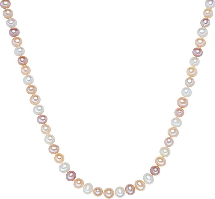 Valero Pearls Damen Sterling Silber Süsswasser-Zuchtperle silber - 3832 (Sterling Silber, 50 cm)