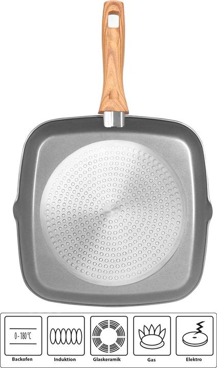 Actual product image Stoneline back to nature (28 cm, Grill pan, Aluminium)