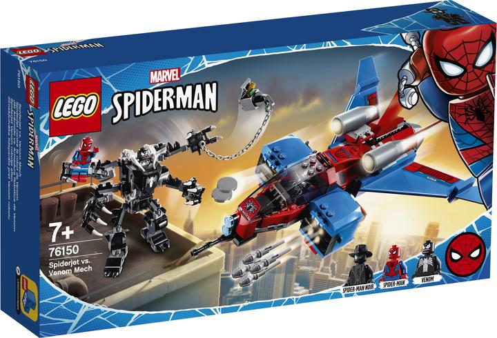 Actual product image LEGO Spiderjet vs. Venom Mech (76150, LEGO Marvel)