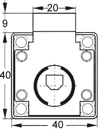 Produktbild WKS - P5000 Aufschraub-Riegelschloss