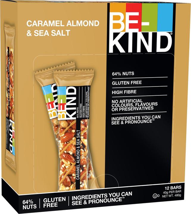 Be-Kind Caramello, mandorle e sale marino (480 g)