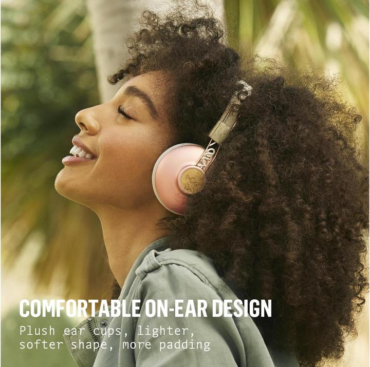 Immagine prodotto House of Marley Cuffie Bluetooth On Ear a vibrazione positiva 2 (ANC, 10 h, Senza fili)