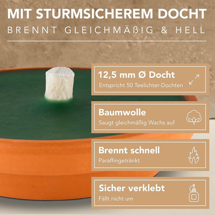 Produktbild Lavalis Flammschalen mit Gartenkerzen