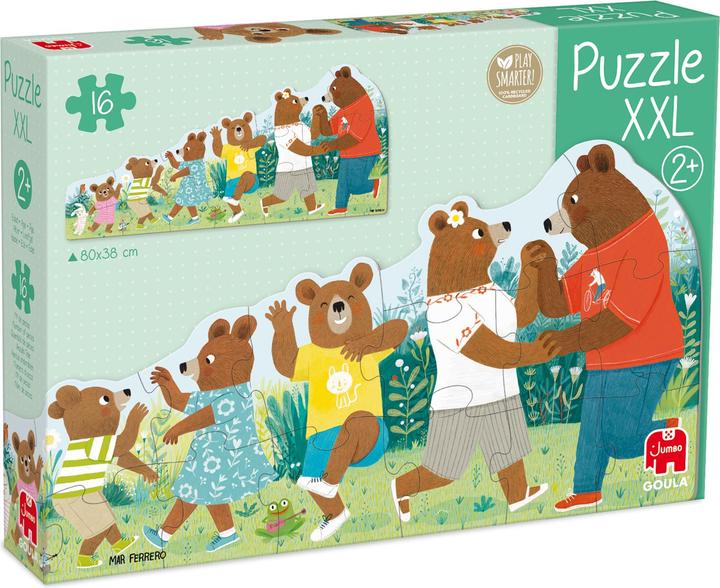 Actual product image Jumbo GOULA XXL puzzle bear family.55266 (16 pieces)