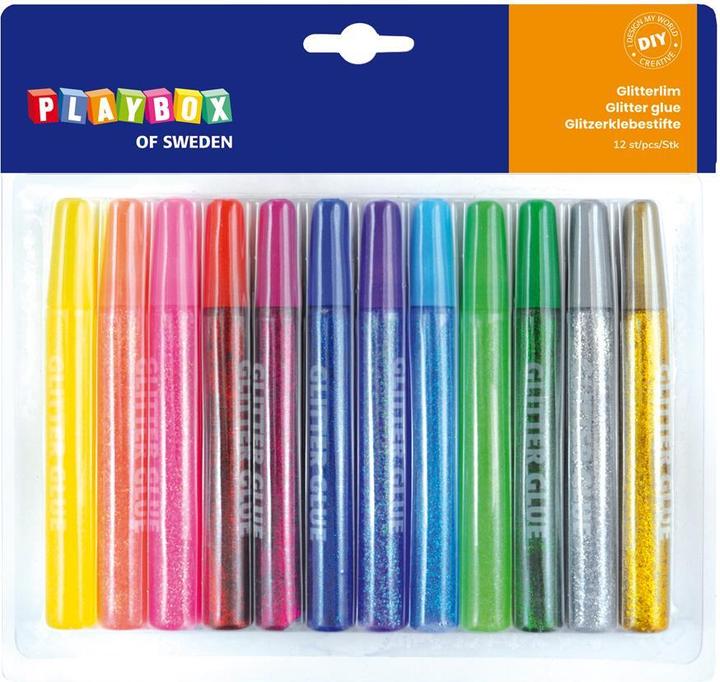 Playbox Bleu pailleté