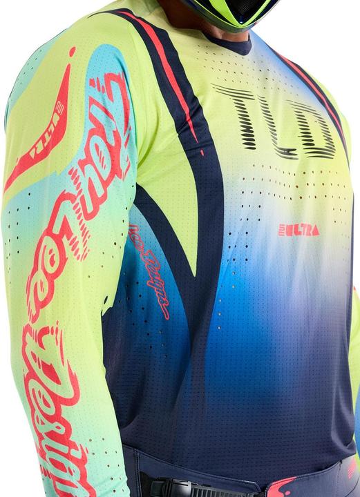 Image du produit Troy Lee Designs SE Ultra Jersey, Drip, glo yellow/dark navy, M (M)