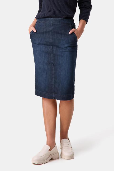 Produktbild Gerry Weber Bleistiftrock aus Denim Rock kurz - 64958 (46)