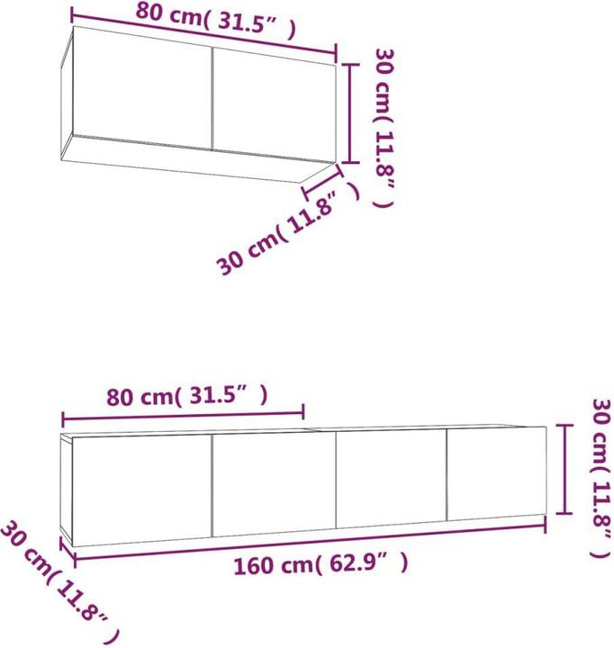 Image du produit VidaXL Hadley (80 x 30 x 30 cm)