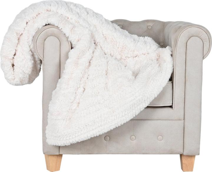 Actual product image Esprit Blanket Home Beige 220 x 240 x 1 cm (220 x 240 x 1 cm)