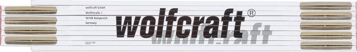 Produktbild wolfcraft wolfcraft 1 Zollstock 2m Buchenholz (mm, cm)