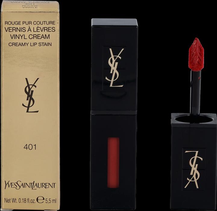 Produktbild Yves Saint Laurent Vernis à Lèvres Vinyl Cream (401 Rouge Vinyle)