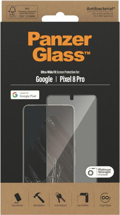 Produktbild PanzerGlass Ultra-Wide Fit (1 Stück, Google Pixel 8 Pro)