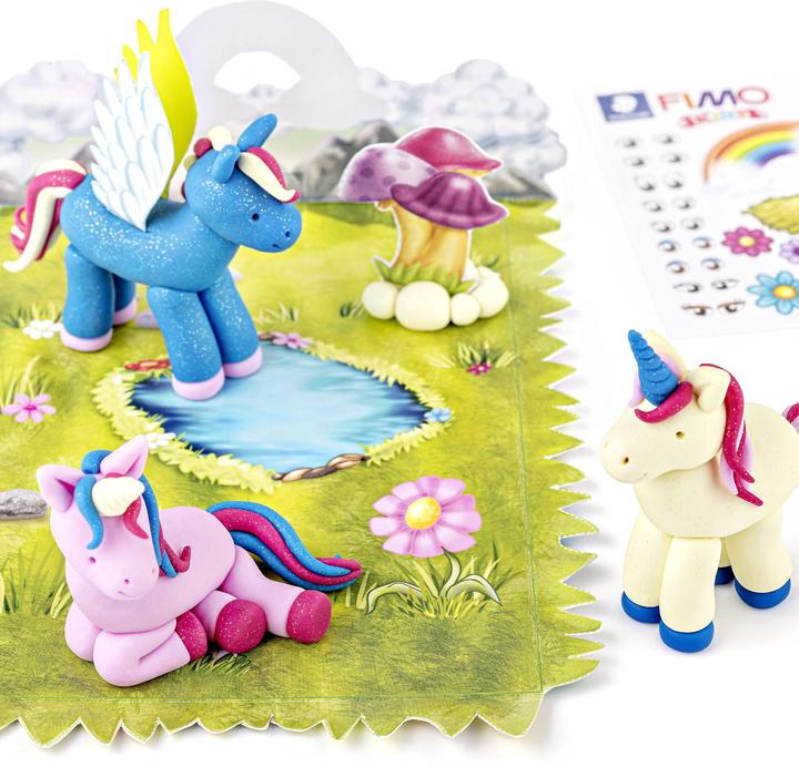 Immagine prodotto Fimo - Set di giochi per bambini - Unicorno (8034 19 LZ)