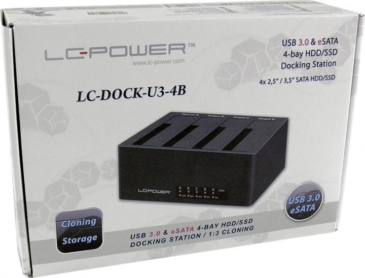Produktbild LC-Power LC-Dock-U3-4B (USB-C, 4 Ports)