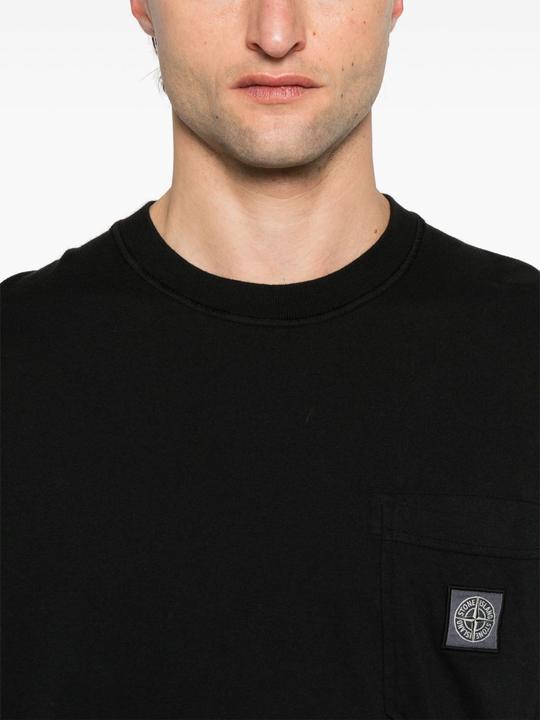 Actual product image Stone Island T-shirts And Polos Black (S)