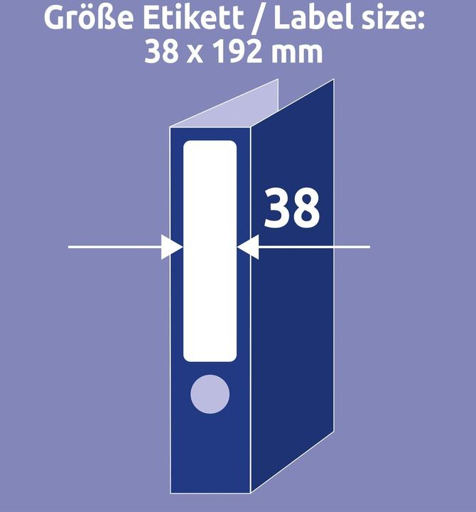 Actual product image Avery Recycling folder labels, home office, small pack