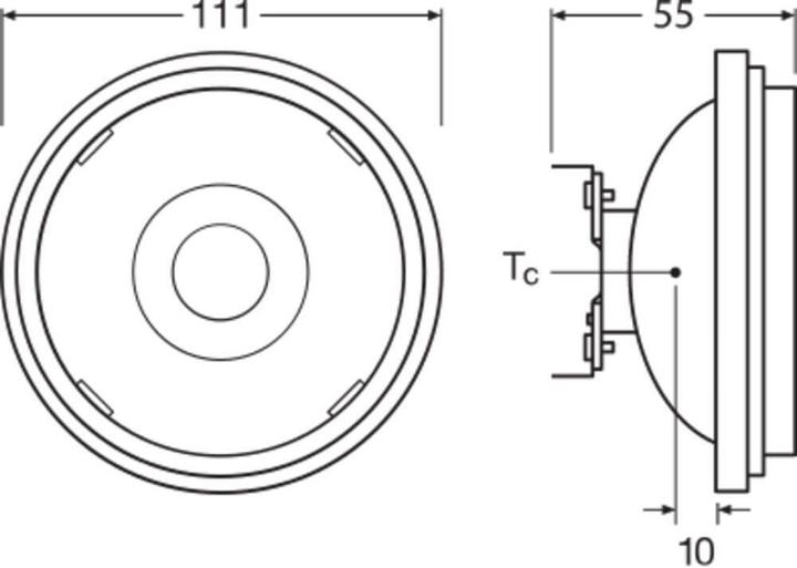Image du produit Ledvance LED AR111 DIM S 11.7W 927 (G53, 11.70 W, 800 lm, 6 x, G)