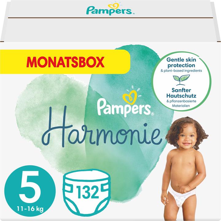 Pampers Harmonie (Gr. 5, Monatsbox, 132 Stück)