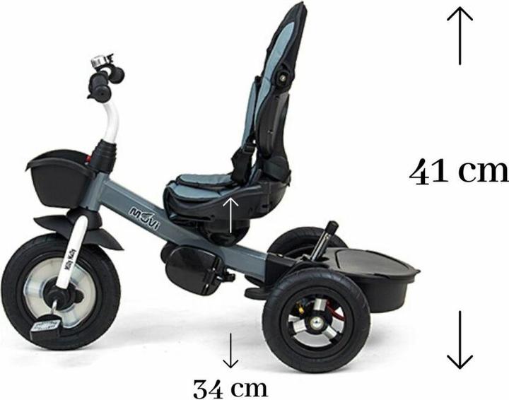 Produktbild Mally Rowerek Trójkołowy Movi Grey