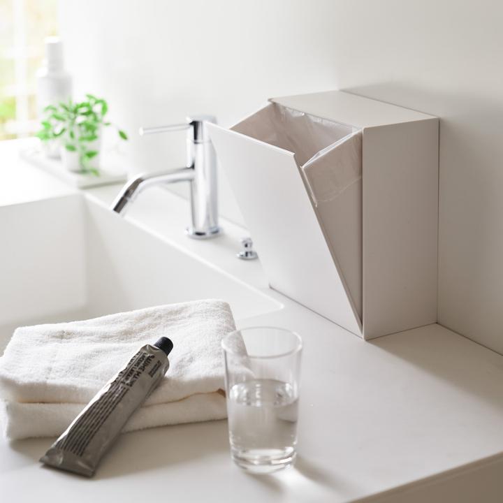 Actual product image Yamazaki Klebehaken-Aufbewahrungsbox TOWER