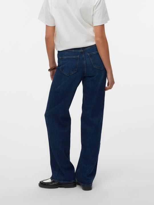 Actual product image Vero Moda VMTESSA Hohe Taille Weiter Beinschnitt Jeans Weit geschnitten (W26/L32)