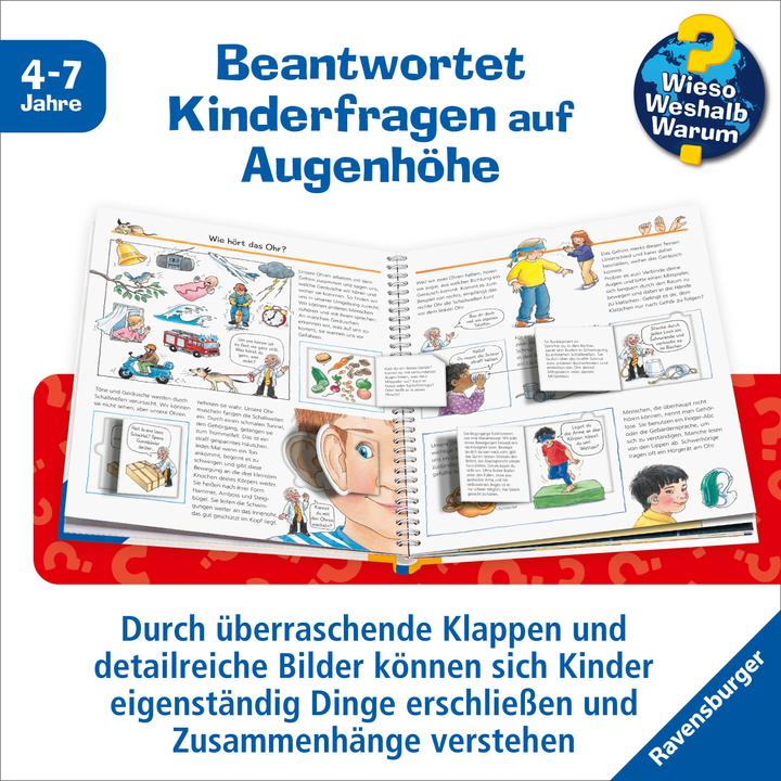 Actual product image Ravensburger Wieso? Weshalb? Warum?, Band 31: Experimentieren mit allen Sinnen (German, Angela Weinhold, 2025)