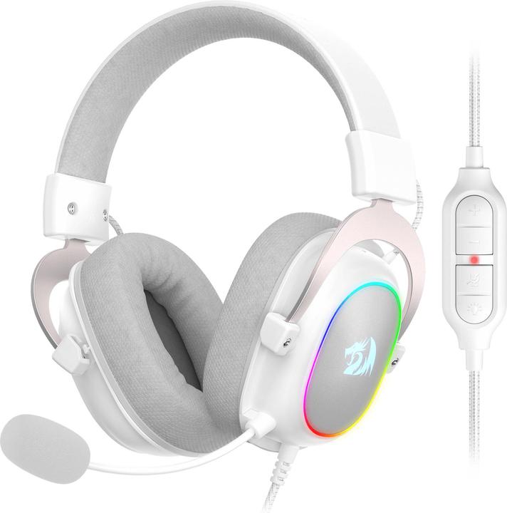 Actual product image Redragon Słuchawki H510 Zeus-X RGB Białe (H510W-RGB) (Cable)