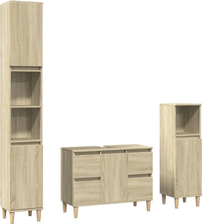 Image du produit VidaXL 3-tlg. Badmöbel-Set