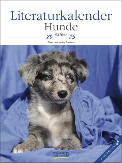 Produktbild Literaturkalender Hunde 2025 (24 x 32 cm, Harter Einband, Deutsch)