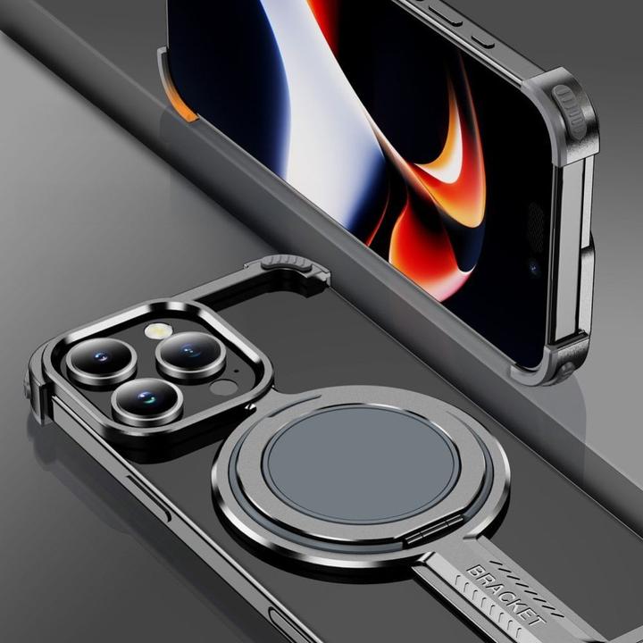 Immagine prodotto OEM Back panel cover Case TITANIUM Bracket for IPHONE 15 PRO MAX black (Apple iPhone 15 Pro Max)
