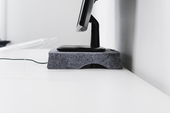 Produktbild Bakker Elkhuizen Monitorständer Q-Riser 50 Circular, W7P