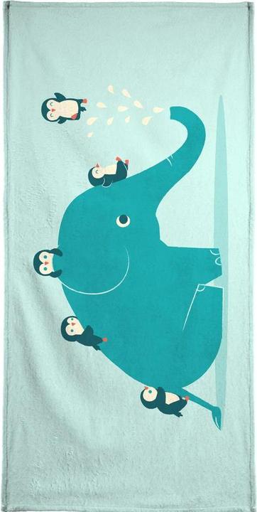 Juniqe Waterslide - Elephants (90 x 180 cm)