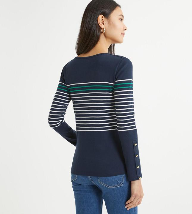 Immagine prodotto Anne Weyburn Camicia a righe a girocollo con maniche lunghe (42)