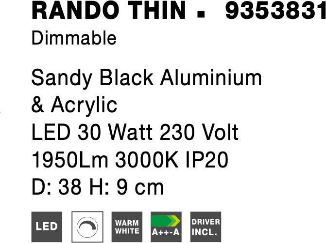 Produktbild Nova Luce Rando Thin (1845 lm)