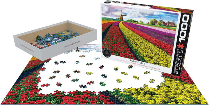 Image du produit Eurographics Champs de tulipes Pays-Bas (1000 pièces)