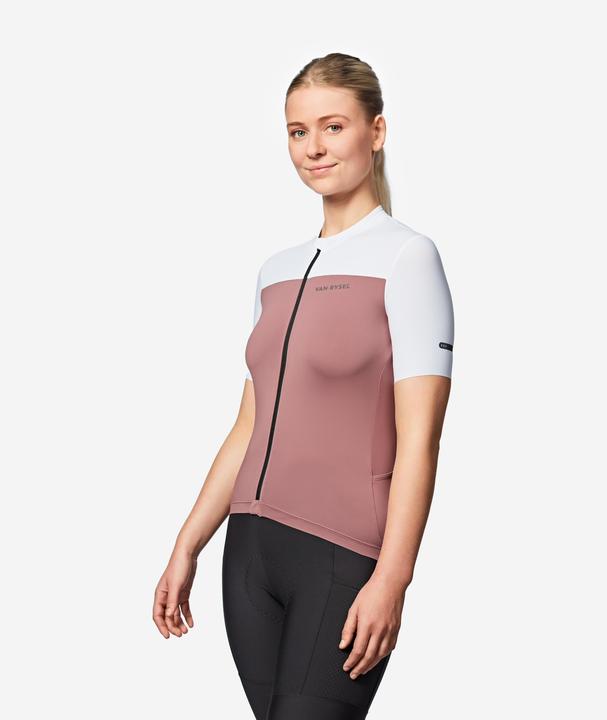 Image du produit Van rysel Maillot vélo route manches courtes été ajusté femme - EDR 2 rose (XL)