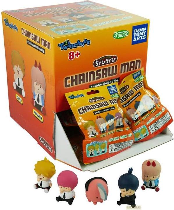 Takara Tomy Minifigure Uomo Motosega Twinchees Chubby Chubby 5 cm Display (24)