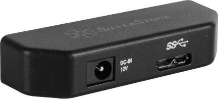 Actual product image Silverstone SST-EP02B USB 3.0 to SATA Adapter