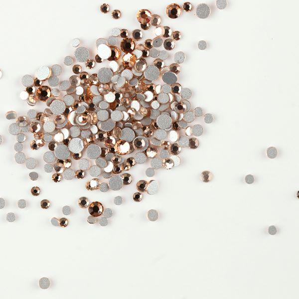 BrillBird Strasssteine SS3 Rose Gold 100stk (Nagellacktrockner)