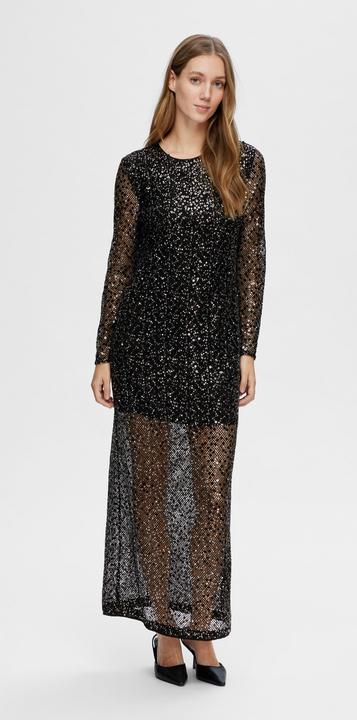 Image du produit Selected Femme Robe maxi à paillettes (40)